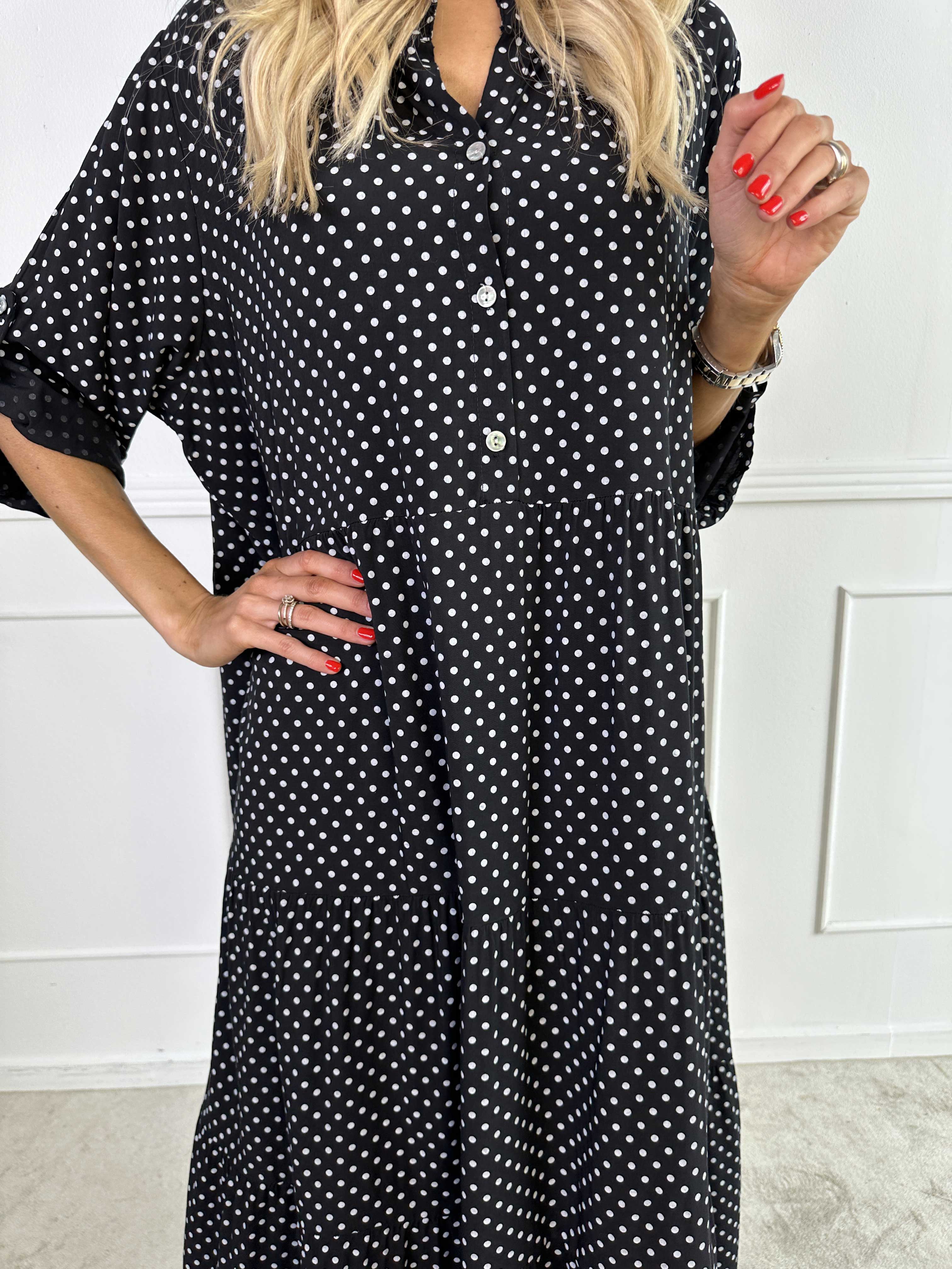 Dotti - Kjole med lag på lag look i viskose